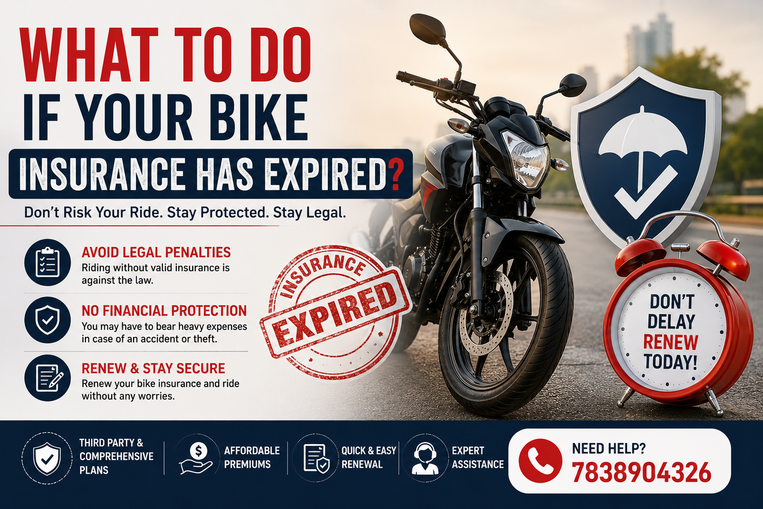 What to Do If Your Bike Insurance Has Expired